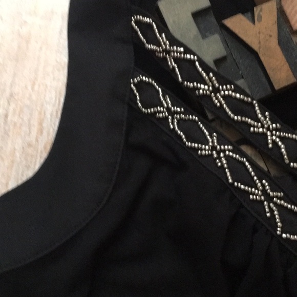 WHITE HOUSE BLACK MARKET Beaded Sleeveless Top - Picture 5 of 8
